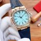 Replica Patek Philippe Nautilus Ice Blue Dial Rose Gold Case Diamond Watch (5)_th.jpg
